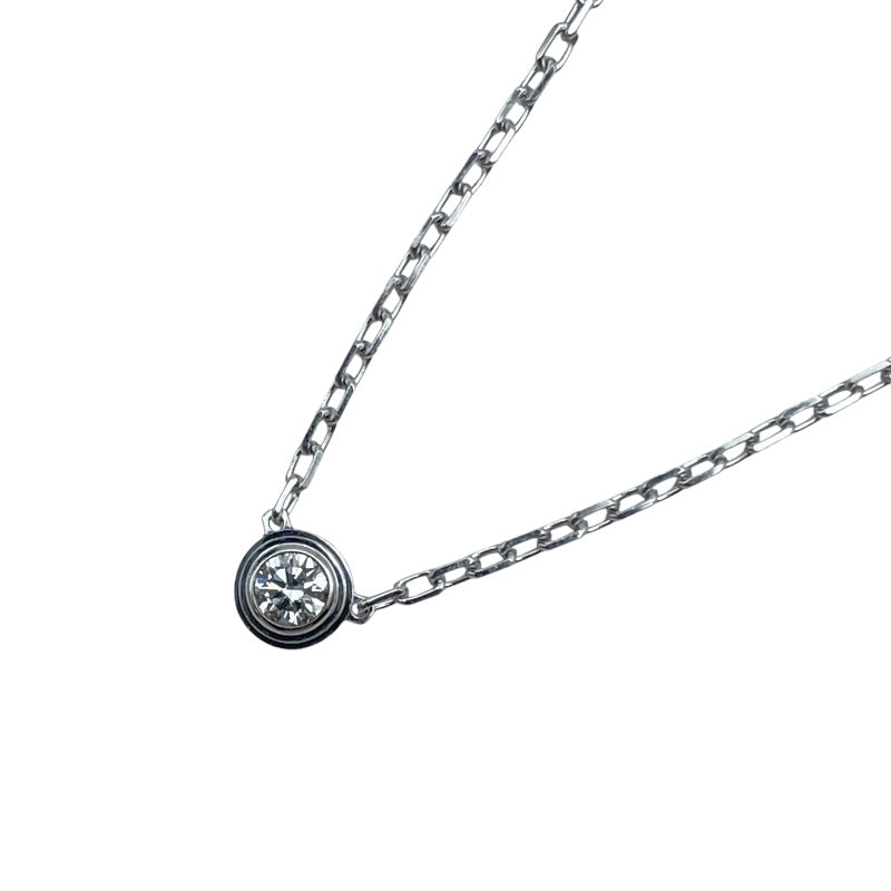 カルティエ Cartier ダムールネックレスSM ホワイトゴールド Au750 ジュエリー