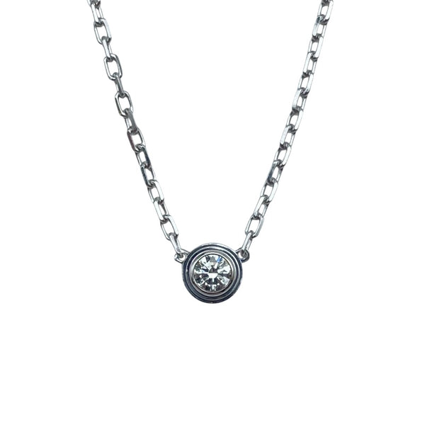 カルティエ Cartier ダムールネックレスSM ホワイトゴールド Au750 ジュエリー