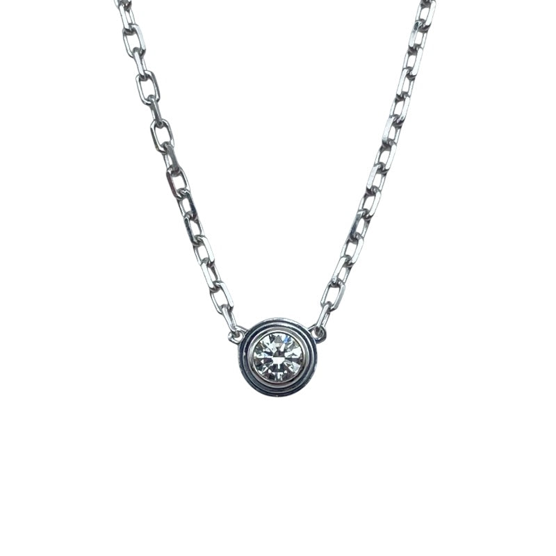 カルティエ Cartier ダムールネックレスSM ホワイトゴールド Au750 ジュエリー