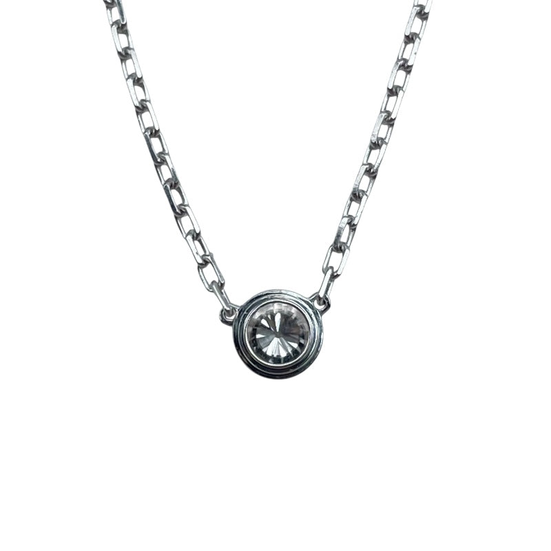 カルティエ Cartier ダムールネックレスSM ホワイトゴールド Au750 ジュエリー