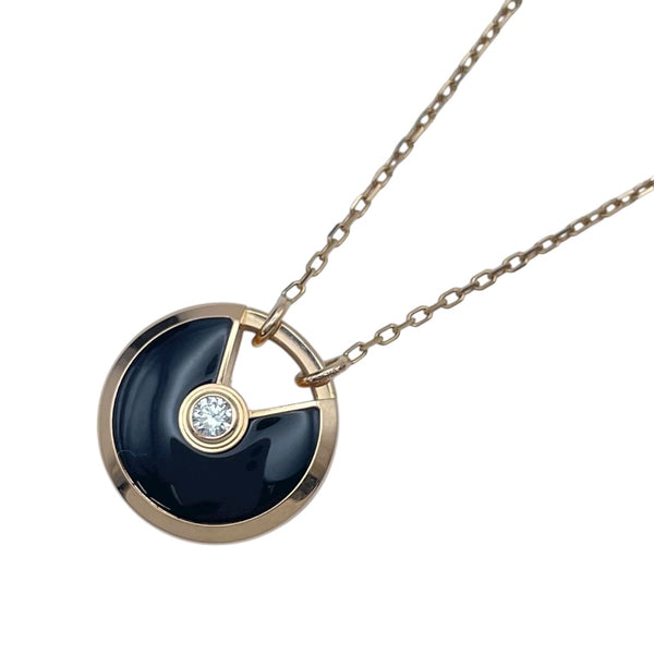 カルティエ Cartier アミュレットネックレスS ピンクゴールド Au750
