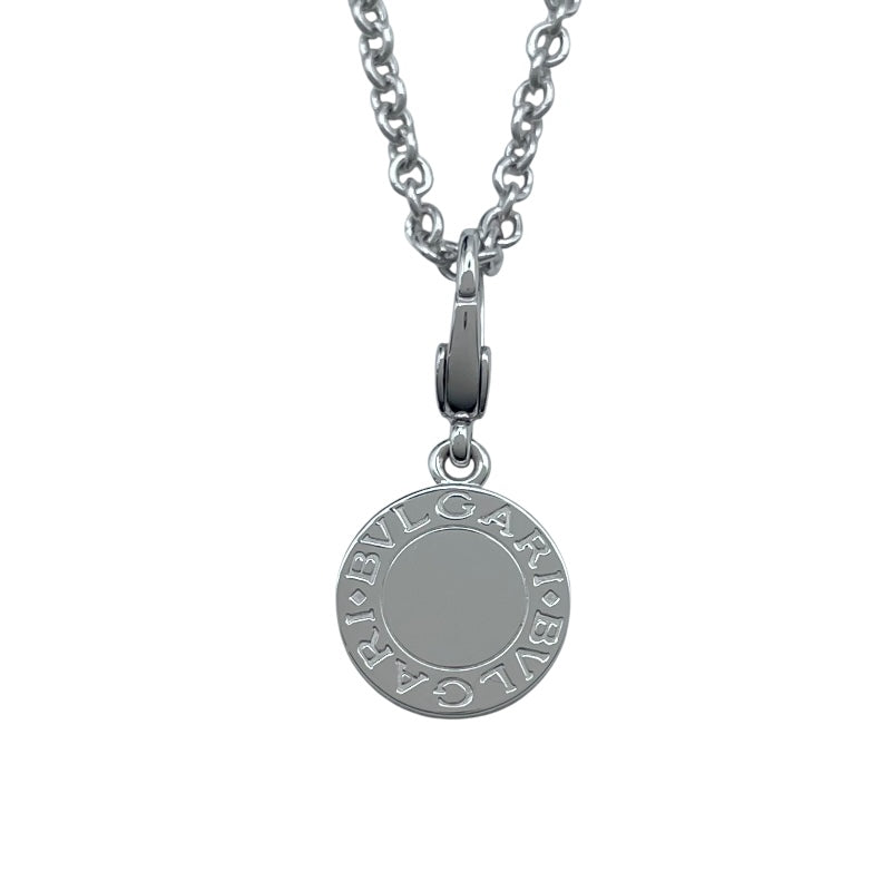 ブルガリ BVLGARI チャームネックレス ホワイトゴールド 750 ジュエリー