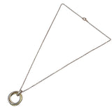 カルティエ Cartier トリニティダイヤネックレス ゴールドxピンクゴールドxホワイトゴールド 750 ジュエリー