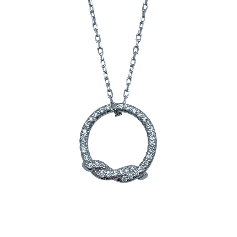 カルティエ Cartier アントルラセダイヤネックレス ホワイトゴールド 750 ジュエリー