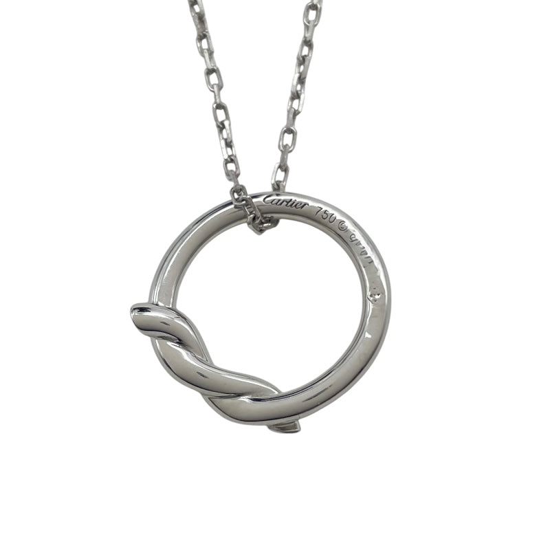 カルティエ Cartier アントルラセダイヤネックレス ホワイトゴールド 750 ジュエリー