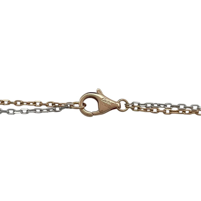 カルティエ Cartier ラブスリーフープネックレス ゴールドxピンクゴールド 750 ジュエリー