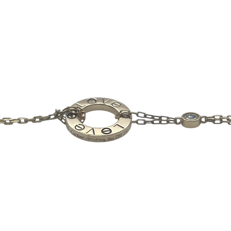 カルティエ Cartier ラブサークルブレスレット ゴールド Au750 ダイヤモンド ジュエリー