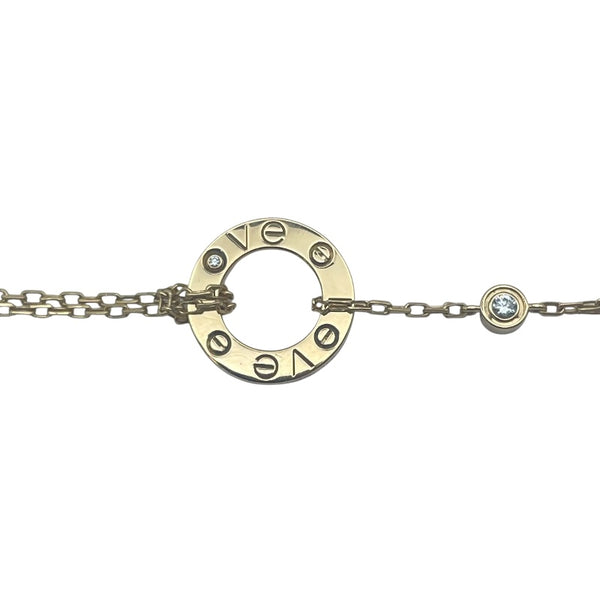 カルティエ Cartier ラブサークルブレスレット ゴールド Au750 ダイヤモンド ジュエリー