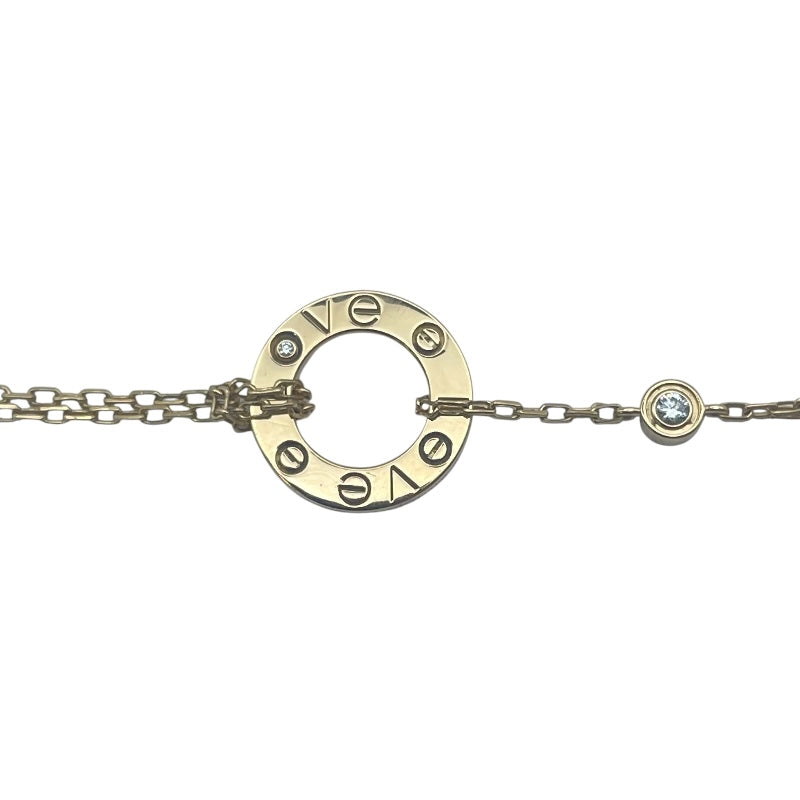 カルティエ Cartier ラブサークルブレスレット ゴールド Au750 ダイヤモンド ジュエリー