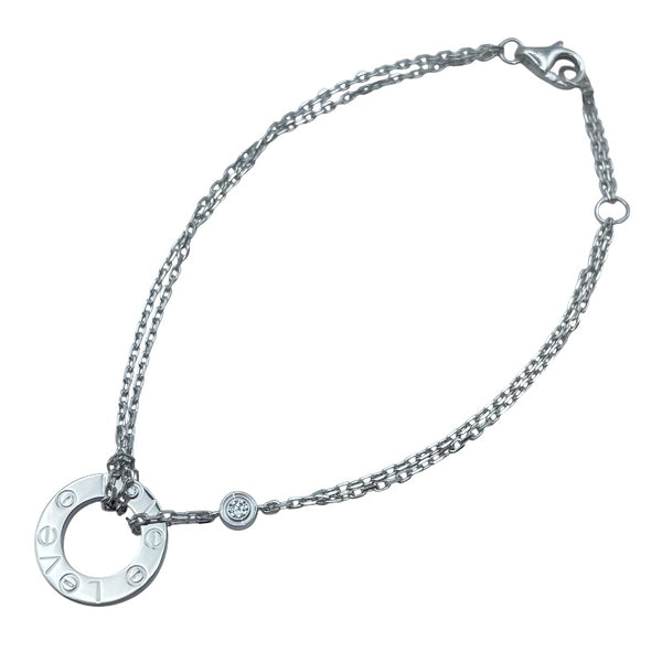 カルティエ Cartier サブサークルブレスレット ホワイトゴールド 750 ダイヤモンド ジュエリー