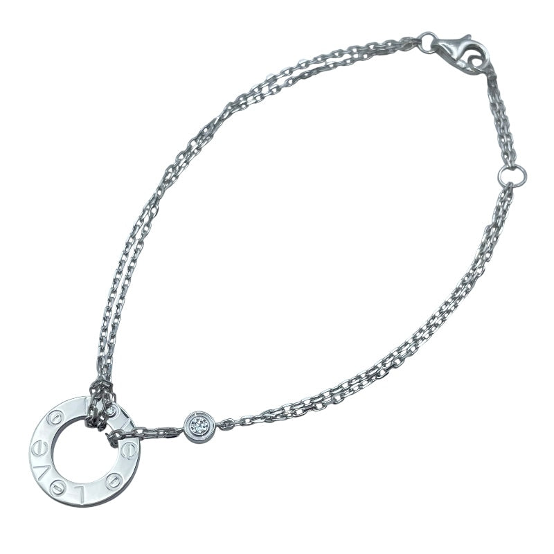 カルティエ Cartier サブサークルブレスレット ホワイトゴールド 750 ダイヤモンド ジュエリー