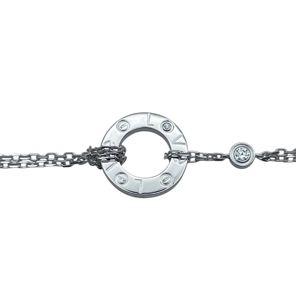 カルティエ Cartier サブサークルブレスレット ホワイトゴールド 750 ダイヤモンド ジュエリー