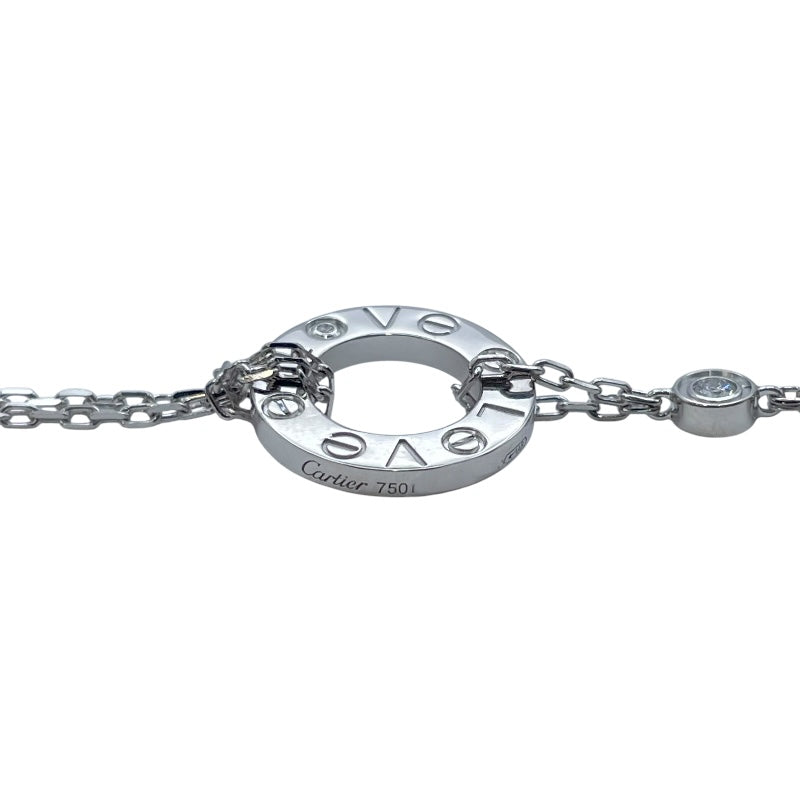 カルティエ Cartier サブサークルブレスレット ホワイトゴールド 750 ダイヤモンド ジュエリー