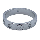 グッチ GUCCI アイコンリング ホワイトゴールド 750 ジュエリー