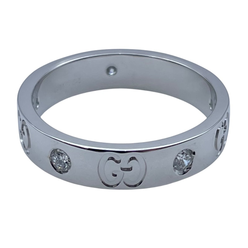 グッチ GUCCI アイコンリング ホワイトゴールド 750 ジュエリー