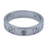 グッチ GUCCI アイコンリング ホワイトゴールド 750 ジュエリー