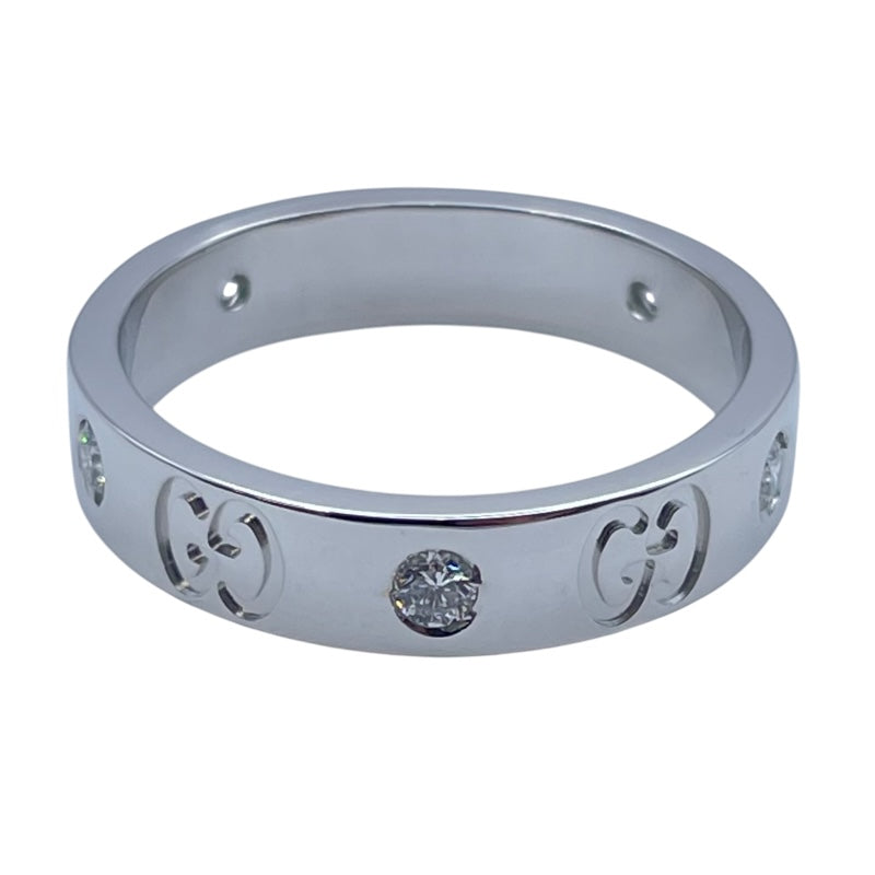 グッチ GUCCI アイコンリング ホワイトゴールド 750 ジュエリー