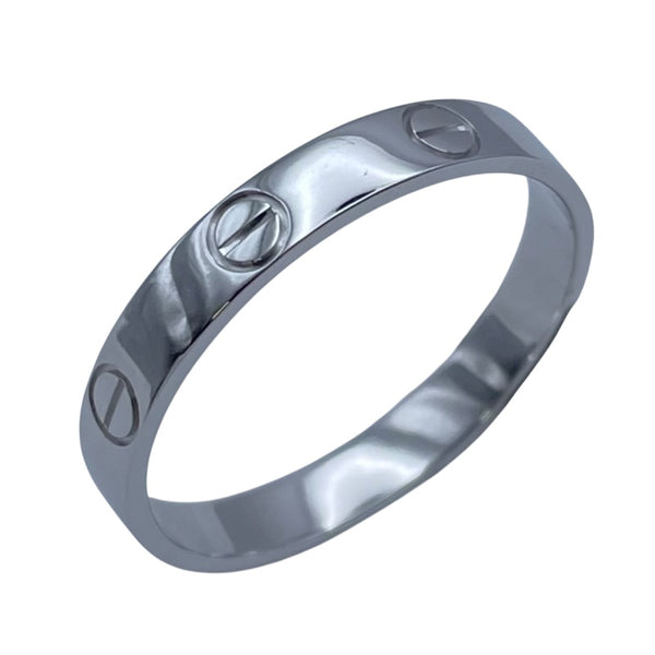 カルティエ Cartier ミニラブリング ホワイトゴールド Au750 ジュエリー