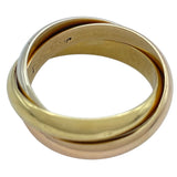 カルティエ Cartier トリニティリング ゴールドxピンクゴールドxホワイトゴールド 750 ジュエリー