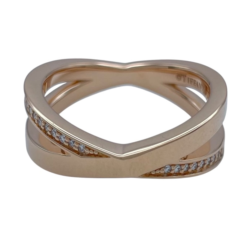 ティファニー TIFFANY＆CO アトラスXナローリング ピンクゴールド Au750 ジュエリー