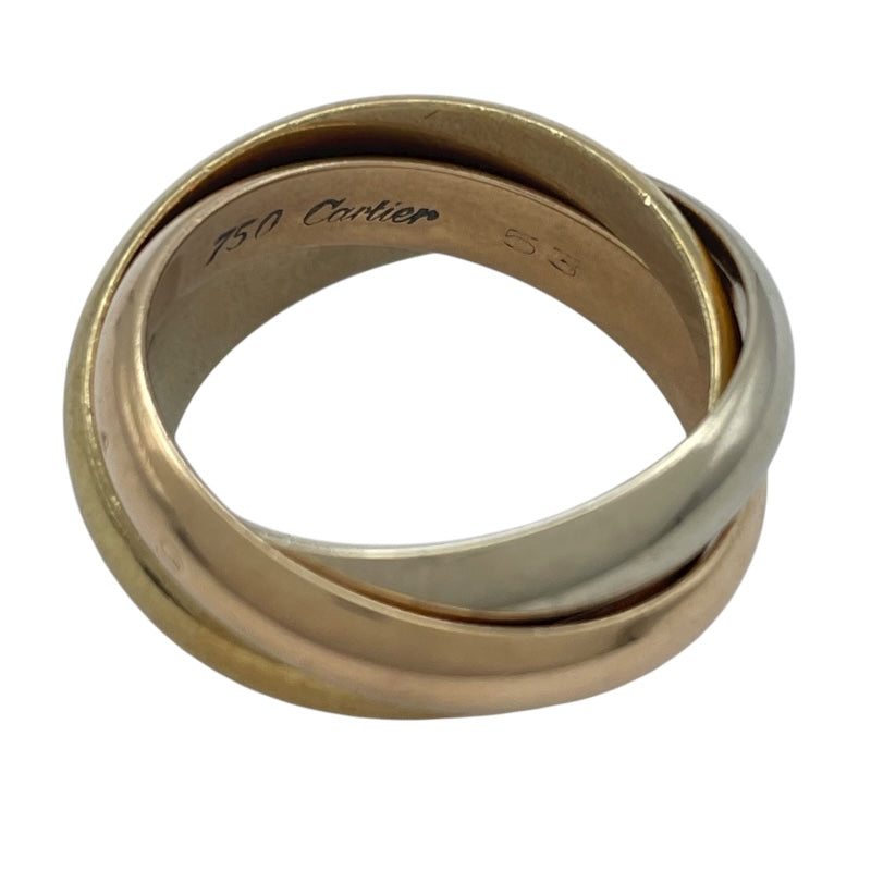カルティエ Cartier トリニティリング ゴールドxピンクゴールドxホワイトゴールド 750 ジュエリー