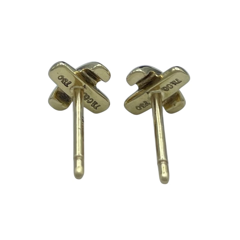 ティファニー TIFFANY＆CO クロスステッチピアス ゴールド 750 ジュエリー