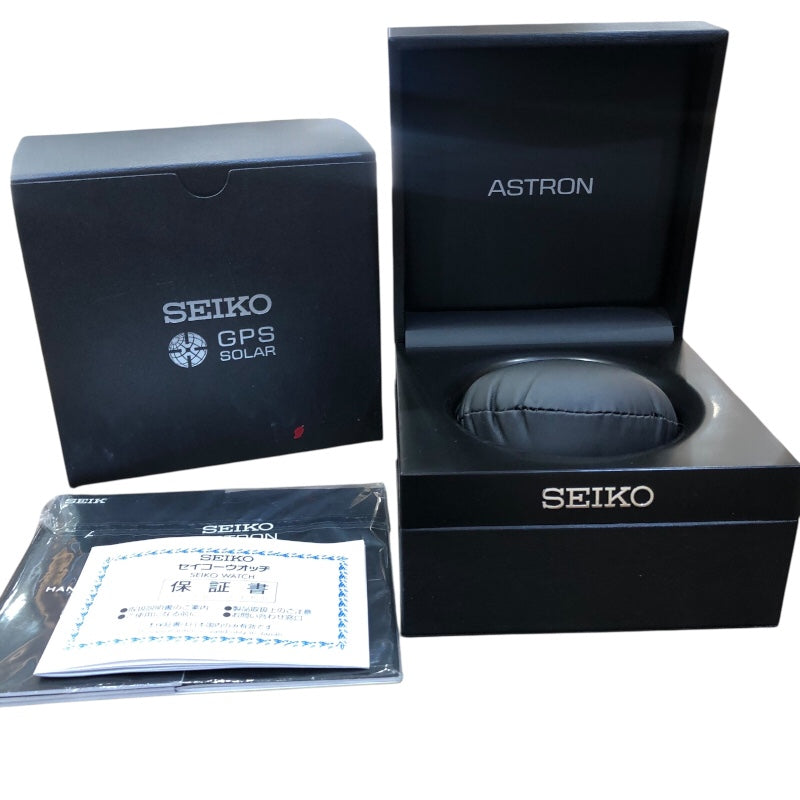 セイコー SEIKO アストロンネクスター SBXD015 ブラック チタン メンズ 腕時計