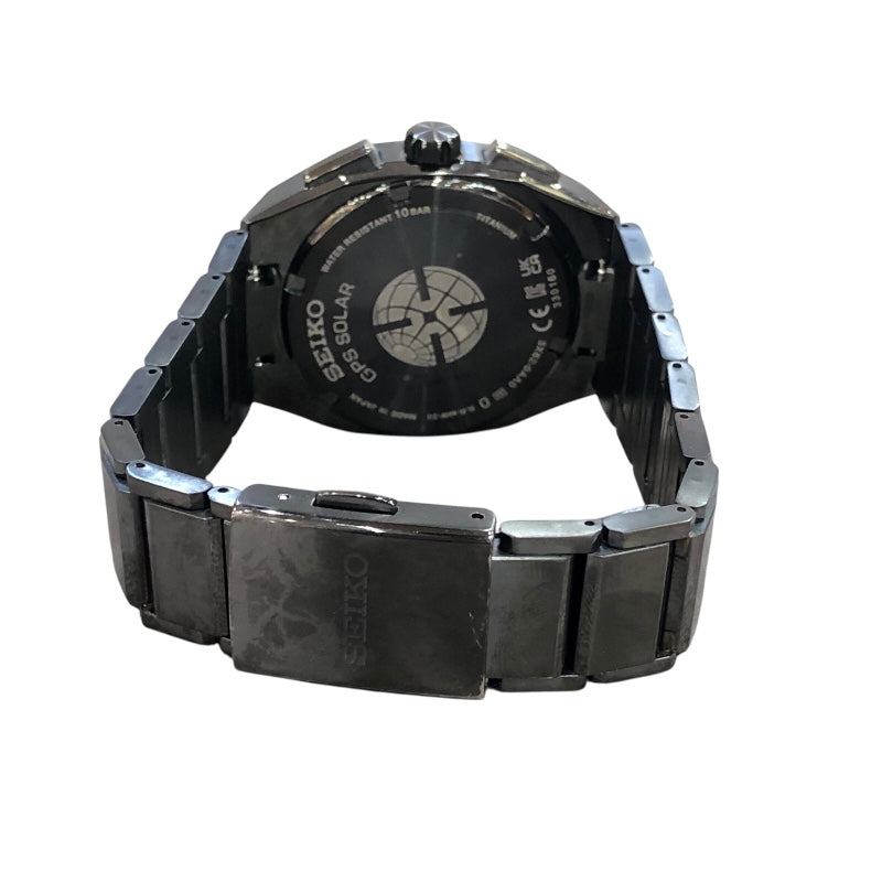 セイコー SEIKO アストロンネクスター SBXD015 ブラック チタン メンズ 腕時計