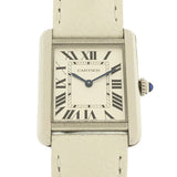 カルティエ Cartier タンクソロSM WSTA0030 SS/レザー レディース 腕時計