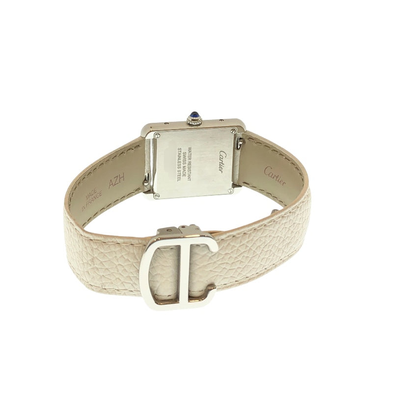 カルティエ Cartier タンクソロSM WSTA0030 SS/レザー レディース 腕時計