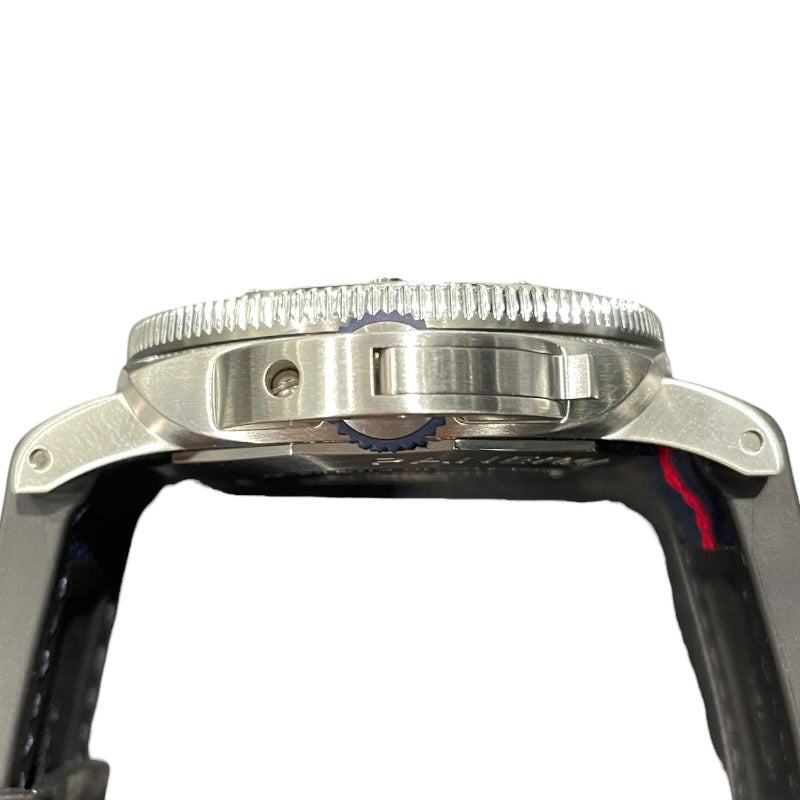 パネライ PANERAI サブマーシブル　クアランタ　クアトロルナ・ロッサ PAM01391 ブルー SS/ラバーベルト メンズ 腕時計