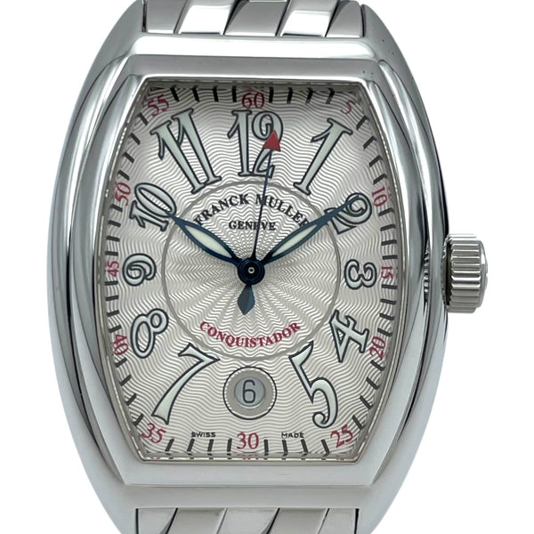 フランク・ミュラー FRANCK MULLER コンキスタドール 8005SC シルバー SS 自動巻き メンズ 腕時計