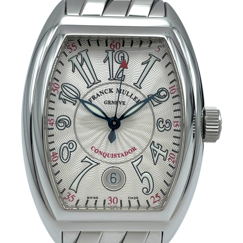 フランク・ミュラー FRANCK MULLER コンキスタドール 8005SC シルバー SS 自動巻き メンズ 腕時計