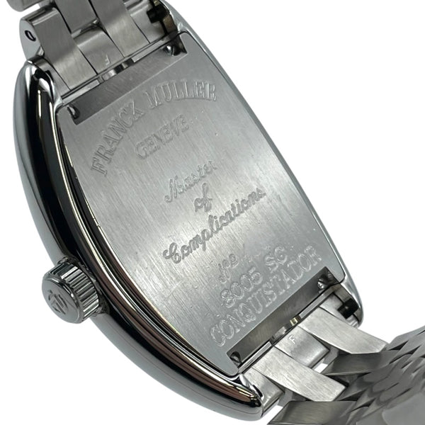 フランク・ミュラー FRANCK MULLER コンキスタドール 8005SC シルバー SS 自動巻き メンズ 腕時計