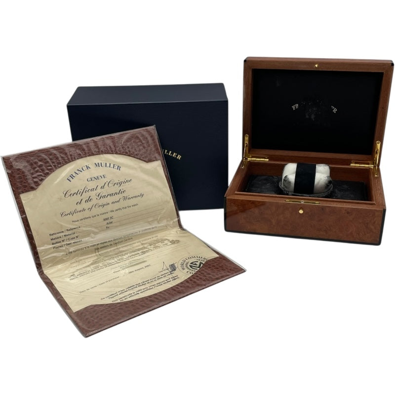 フランク・ミュラー FRANCK MULLER コンキスタドール 8005SC シルバー SS 自動巻き メンズ 腕時計