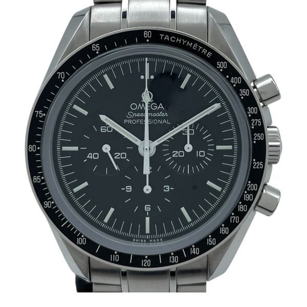オメガ OMEGA スピードマスター ムーンウォッチ プロフェッショナル クロノグラフ 311.30.42.30.01.006 ブラック SS 手巻き メンズ 腕時計