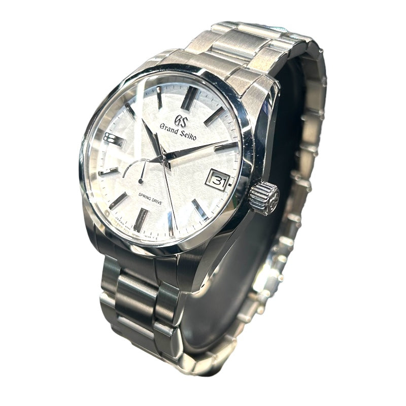 グランドセイコー Grand Seiko ヘリテージコレクション スプリングドライブ SBGA465 ホワイト SS メンズ 腕時計