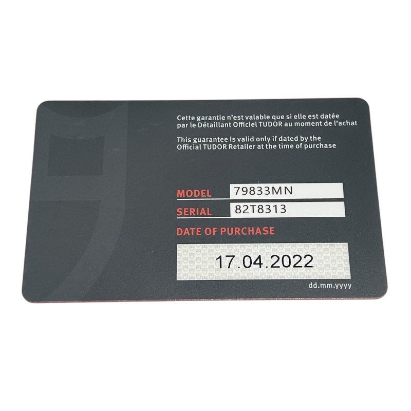 チューダー/チュードル TUDOR ブラックベイ GMT S＆G 79833MN YG/SS メンズ 腕時計