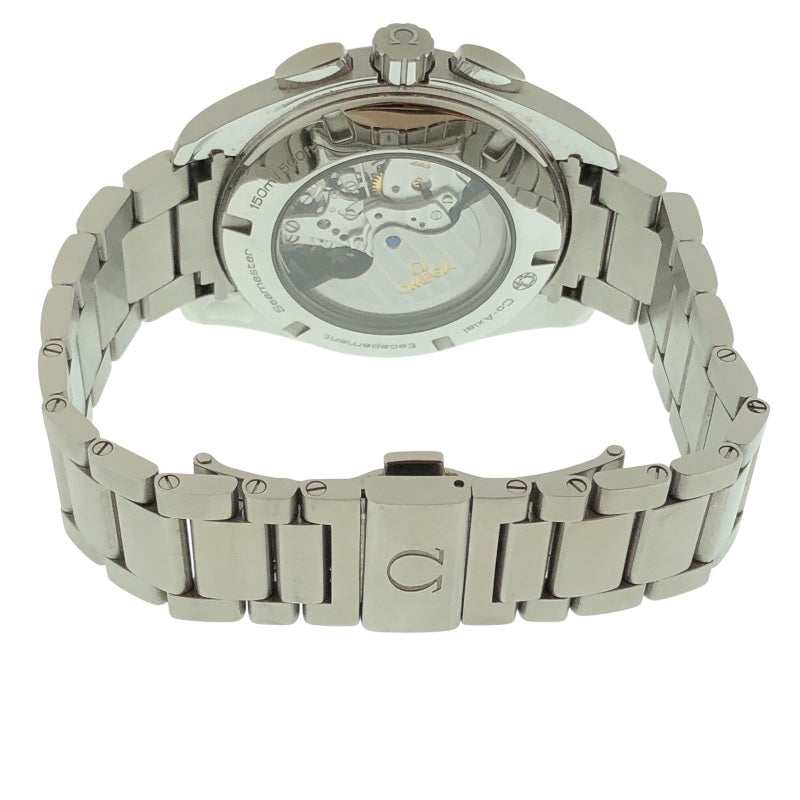 オメガ OMEGA ｼｰﾏｽﾀｰ ｱｸｱﾃﾗ 150M ｺｰｱｸｼｬﾙ ｸﾛﾉﾒｰﾀｰ 231.10.44.50.06.001 SS メンズ 腕時計