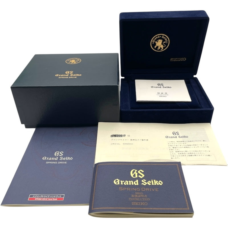 グランドセイコー Grand Seiko ヘリテージコレクション スプリングドライブ SBGA011 ホワイト チタン 自動巻き メンズ 腕時計
