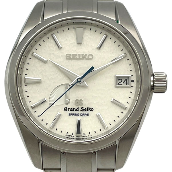 グランドセイコー Grand Seiko ヘリテージコレクション スプリングドライブ SBGA011 ホワイト チタン 自動巻き メンズ 腕時計