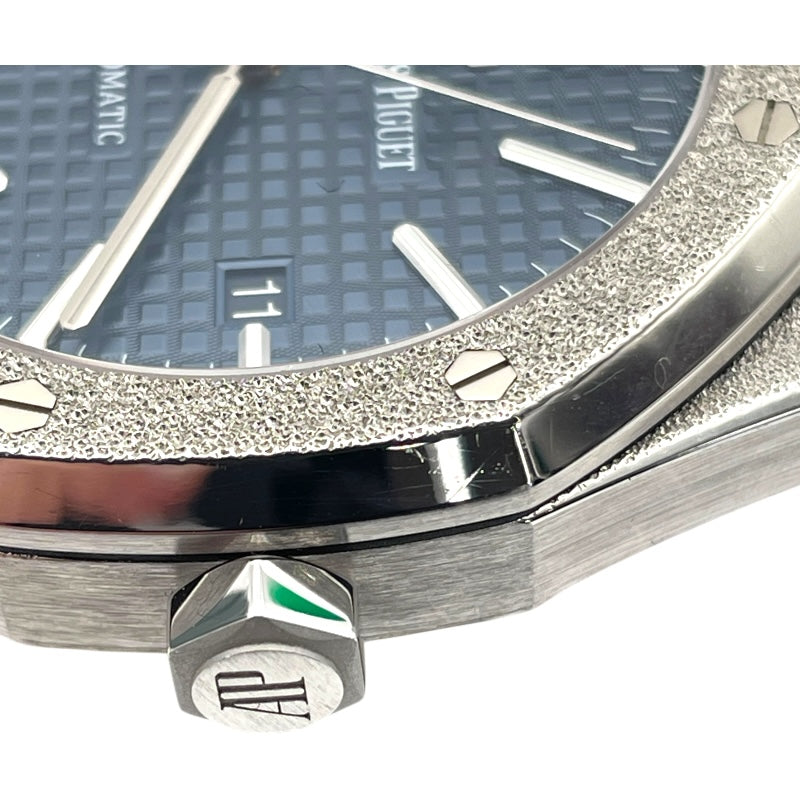 オーデマ・ピゲ AUDEMARS PIGUET ロイヤルオーク フロステッド ゴールド 世界200本限定 15410BC.GG.1224BC.01 ブルー WG 自動巻き メンズ 腕時計