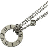 カルティエ Cartier ラブサークルダイヤネックレス ホワイトゴールド 750 ダイアモンド ジュエリー
