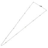 カルティエ Cartier ロングダムールダイヤネックレス ホワイトゴールド 750 ジュエリー