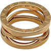 ブルガリ BVLGARI ビーゼルワンレジェンドリング ピンクゴールド Au750 ジュエリー
