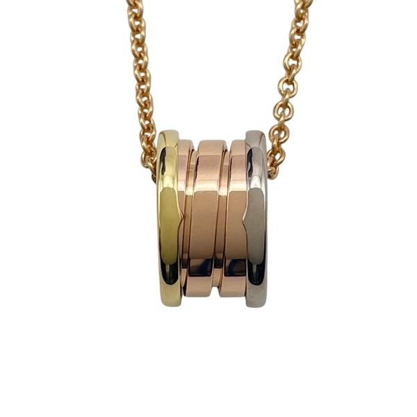 ブルガリ BVLGARI ビーゼロワンパーフェクトミステイクネックレス ゴールドxピンクゴールドxホワイトゴールド 750 ジュエリー