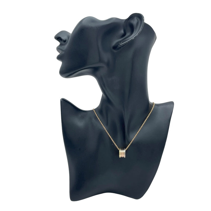 ブルガリ BVLGARI ビーゼロワンパーフェクトミステイクネックレス ゴールドxピンクゴールドxホワイトゴールド 750 ジュエリー