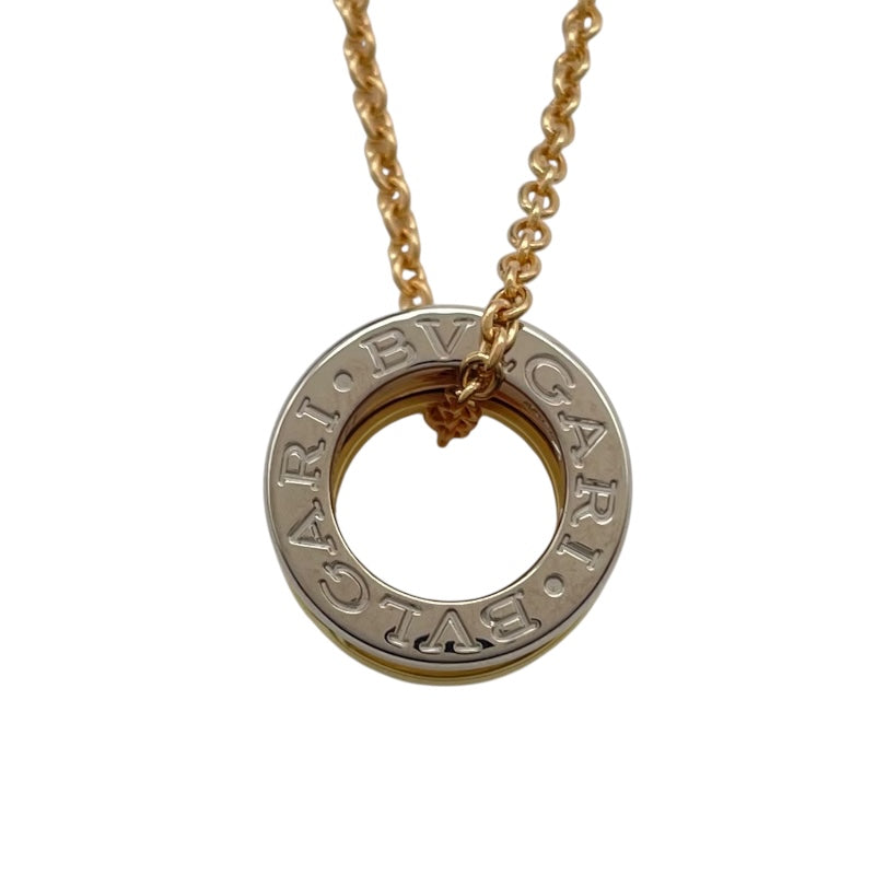 ブルガリ BVLGARI ビーゼロワンパーフェクトミステイクネックレス ゴールドxピンクゴールドxホワイトゴールド 750 ジュエリー