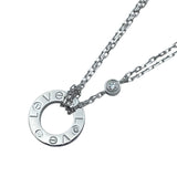 カルティエ Cartier ラブサークルネックレス2PD ホワイトゴールド 750 ダイヤモンド ジュエリー