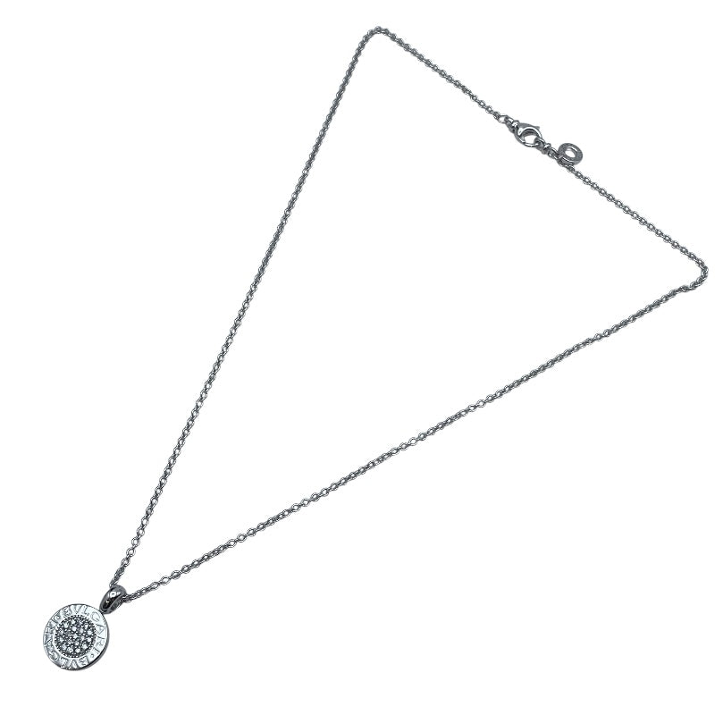 ブルガリ BVLGARI ブルガリブルガリダイヤネックレス ホワイトゴールド 750 ジュエリー